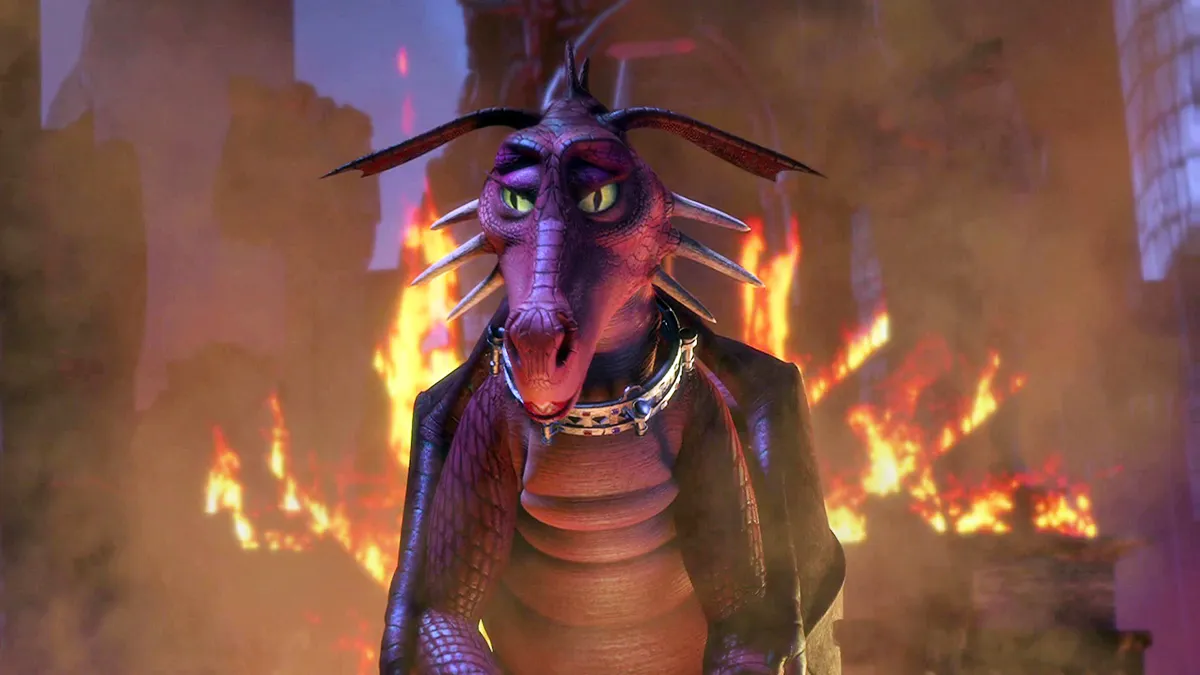 Dragon in the first Shrek movie