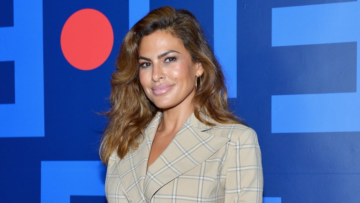 Eva Mendes attends Eva Mendes for New York & Company Fall Holiday 2018 Fashion Show at The Palace Theatre