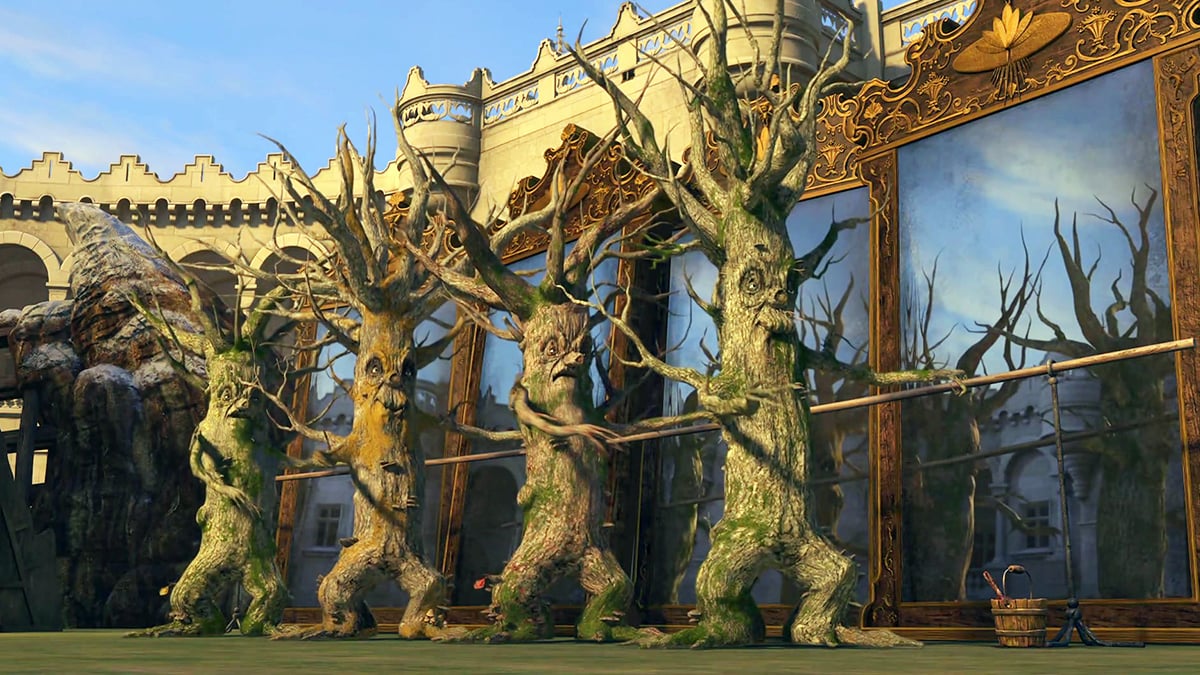 The Evil Trees dancing in Shrek