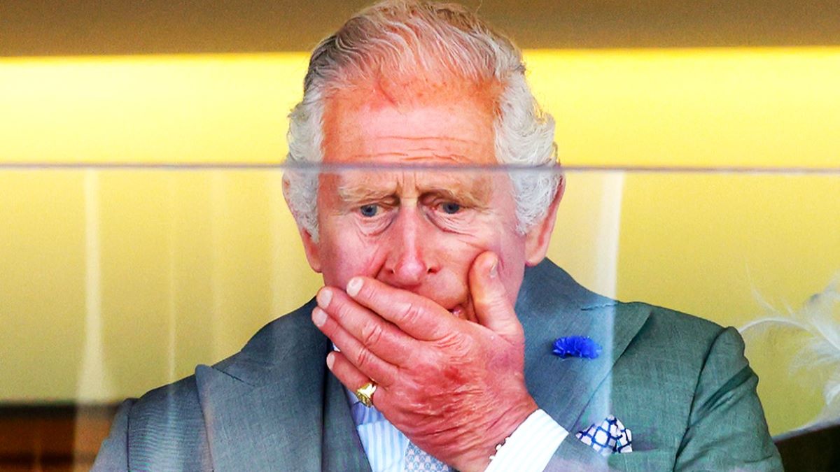 King Charles III watches his horse 'Saga' run in 'The Wolverton Stakes' on day one of Royal Ascot 2023 at Ascot Racecourse on June 20, 2023 in Ascot, England. (Photo by Max Mumby/Indigo/Getty Images)