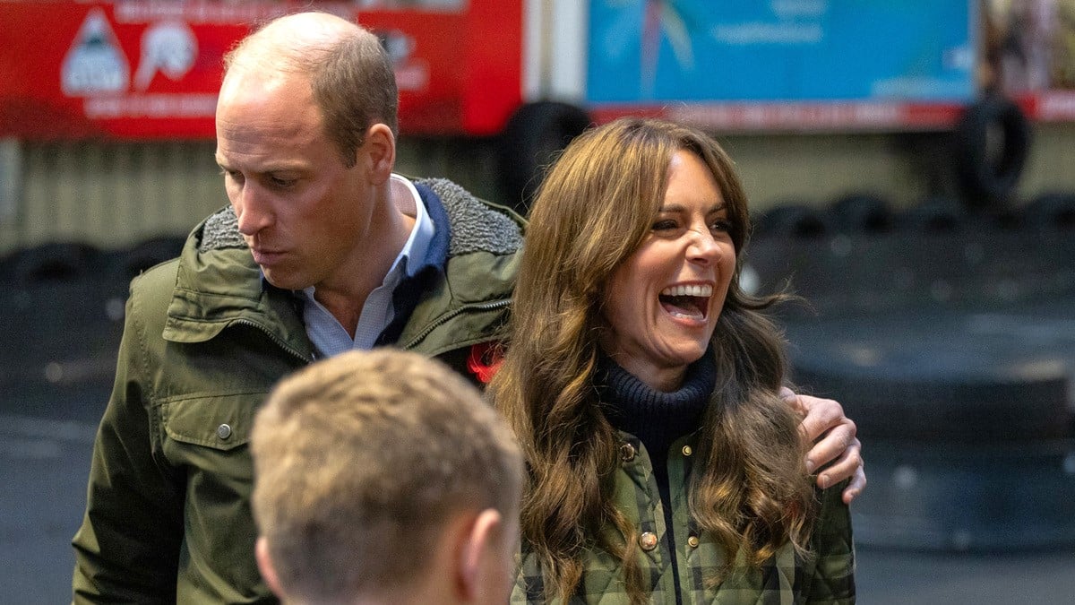 Prince William, Prince of Wales, known as the Duke of Rothesay and Catherine, Princess of Wales, known as the Duchess of Rothesay when in Scotland, visit DAY1, a Highland based charity in Inverness, which provides mentoring, training, personal development and employability services to vulnerable young people on November 02, 2023 in Moray, Scotland