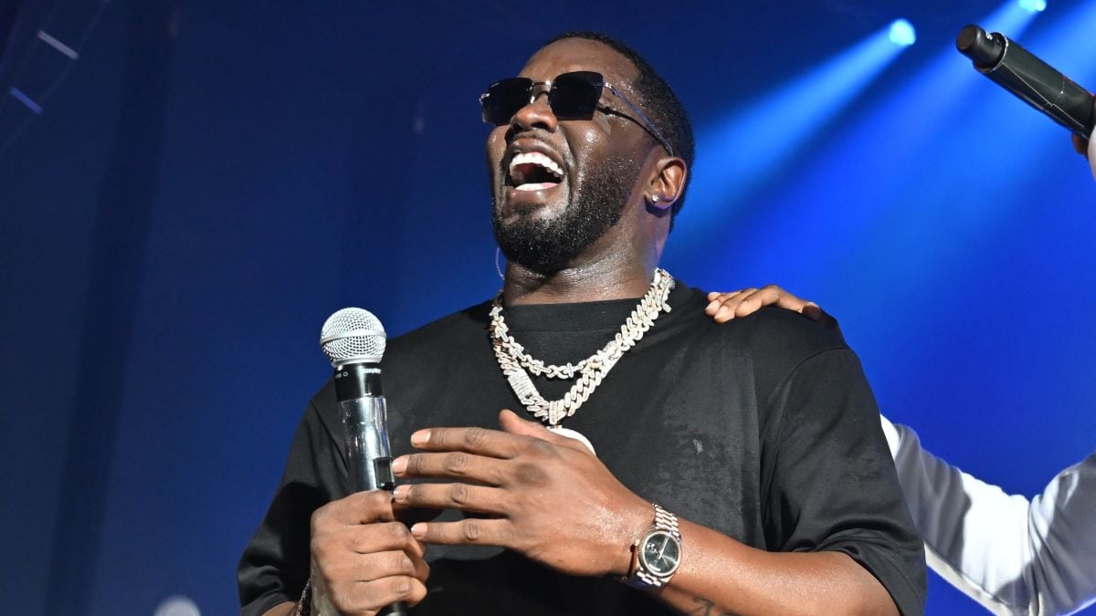 Giggs and Diddy perform at O2 Shepherd's Bush Empire in a special one night only event at O2 Shepherd's Bush Empire on November 07, 2023 in London, England. (Photo by Samir Hussein/Getty Images for Sean Diddy Combs)