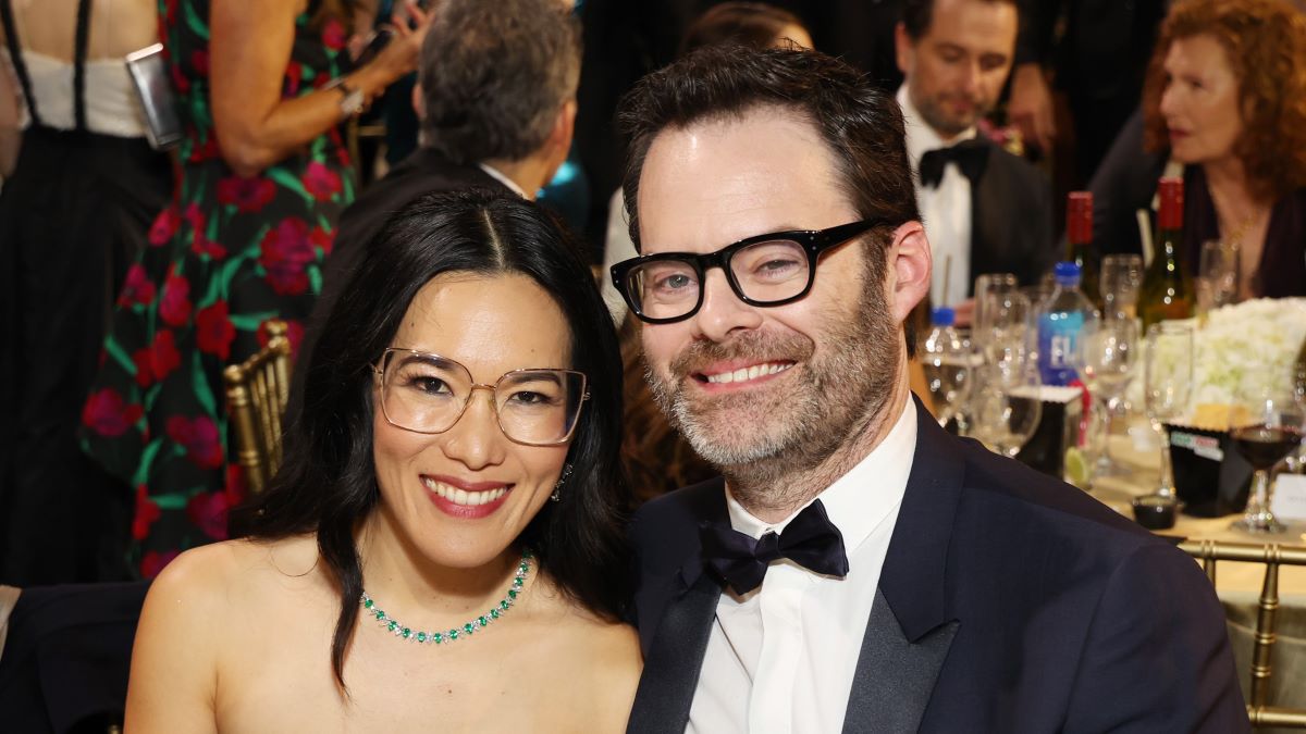 Ali Wong and Bill Hader attend the 29th Annual Critics Choice Awards at Barker Hangar on January 14, 2024 in Santa Monica, California. (Photo by Kevin Mazur/Getty Images for Critics Choice Association)