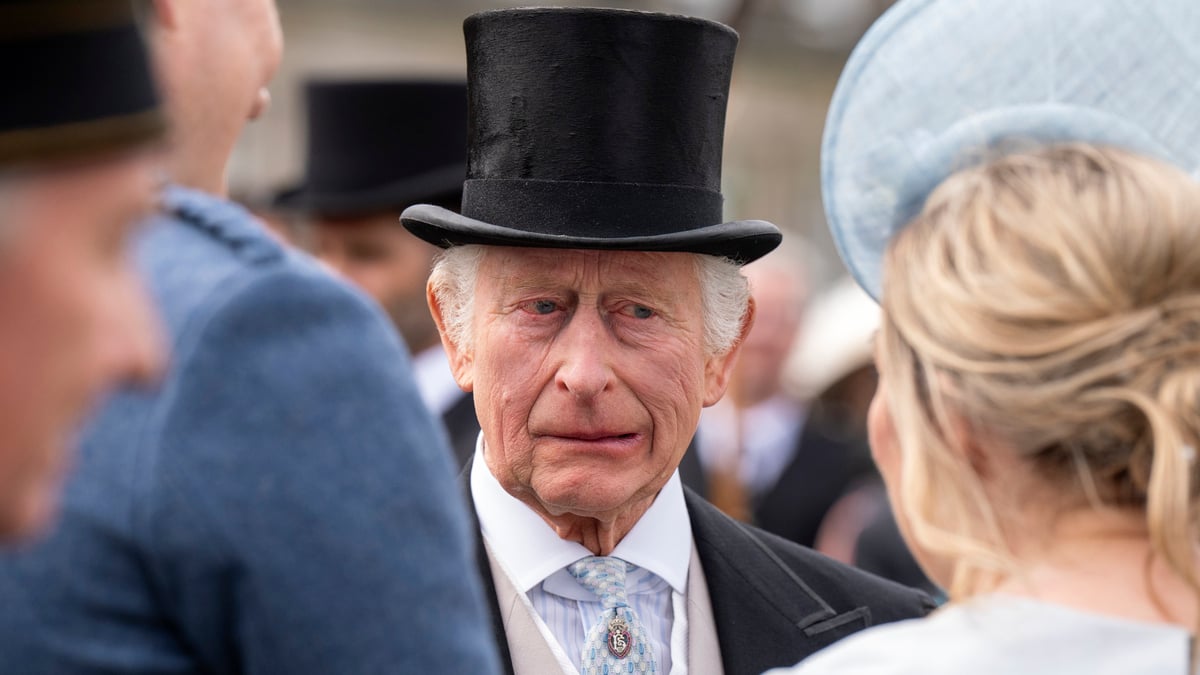 EDINBURGH, SCOTLAND - JULY 2: King Charles III during the Sovereign's Garden Party held at the Palace of Holyroodhouse, which is part of his trip to Scotland for Holyrood Week, on July 2, 2024 in Edinburgh, Scotland.