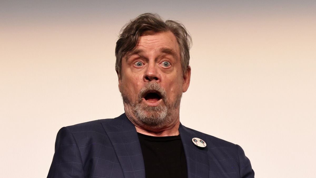 Mark Hamill speaks onstage during the premiere of "The Wild Robot" during the 2024 Toronto International Film Festival at Roy Thomson Hall on September 08, 2024 in Toronto, Ontario. (Photo by Cindy Ord/Getty Images)