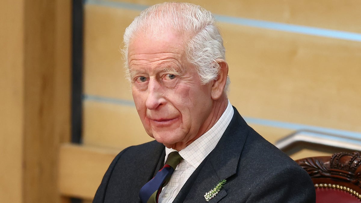 EDINBURGH, SCOTLAND - SEPTEMBER 28: Britain's King Charles III attends the 25th Anniversary celebrations of the Scottish Parliament at Scottish Parliament Building on September 28, 2024 in Edinburgh, Scotland. The Scottish Parliament was opened 25 years ago this week. The devolved parliament has passed 370 bills, including landmark legislation to ban smoking in enclosed public places, to introduce minimum unit pricing for alcohol, to legalise same-sex marriage and also set the country's income tax rates