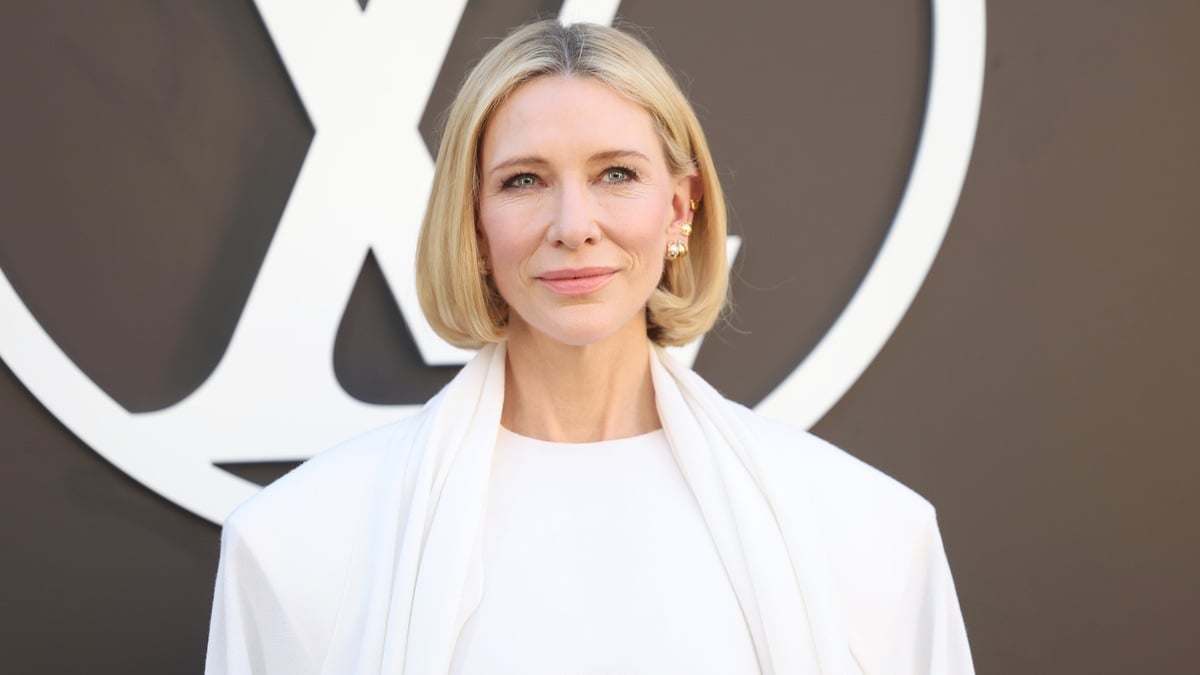 Cate Blanchett attends the Louis Vuitton Paris Womenswear Spring-Summer 2025 show as part of Paris Fashion Week on October 01, 2024 in Paris, France.