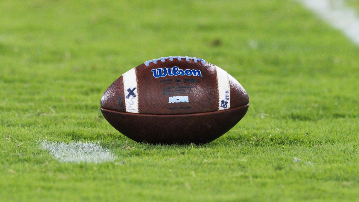 A detail view of a UCLA Bruins Wilson football during the second half against Minnesota Golden Gophers at Rose Bowl on October 12, 2024 in Pasadena, California. (Photo by Ric Tapia/Getty Images)