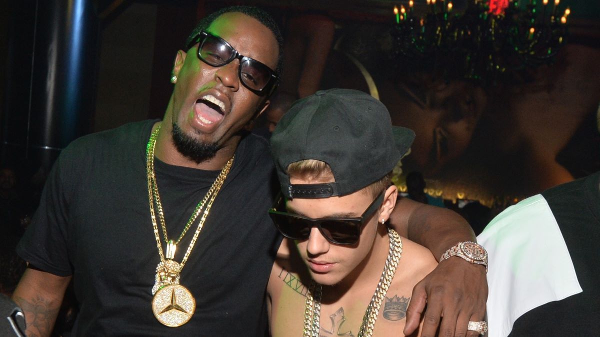 : Sean 'Diddy' Combs, Justin Bieber and Rick Ross attend Ciroc party at Vanquish Lounge on February 5, 2014 in Atlanta, Georgia. (Photo by Prince Williams/FilmMagic)