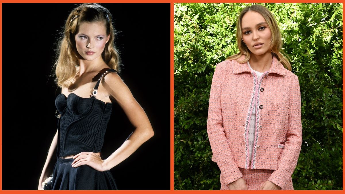 Kate Moss and Lily-Rose Depp