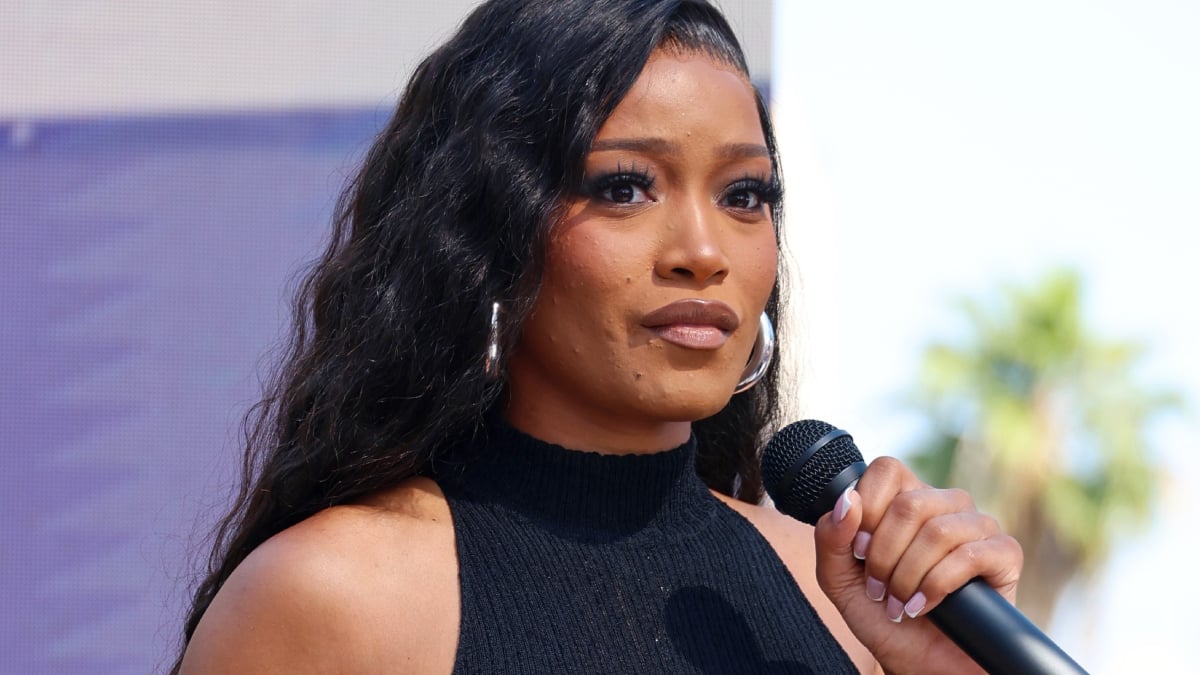 Keke Palmer attends the Juneteenth Festival Celebration hosted by Black on the Block at Los Angeles Center Studios on June 16, 2024 in Los Angeles, California