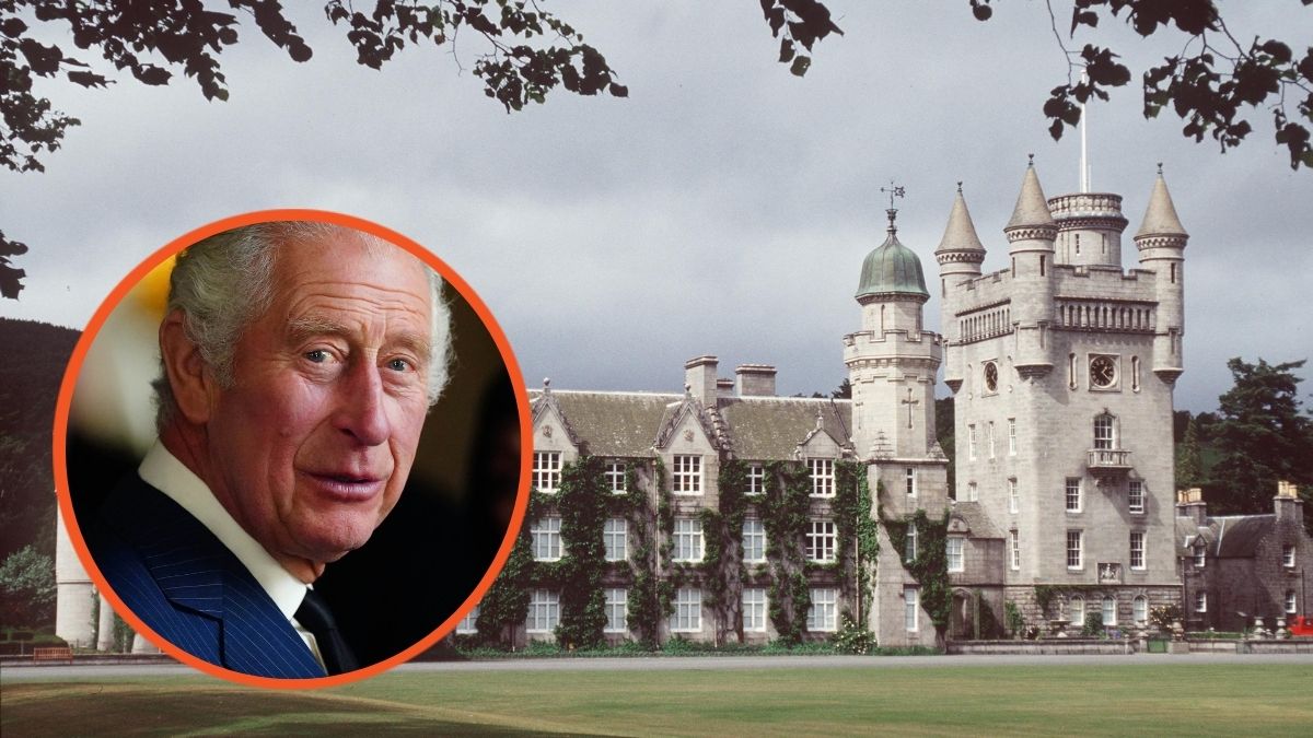 King Charles III during a reception with Realm High Commissioners and Balmoral, Scotland