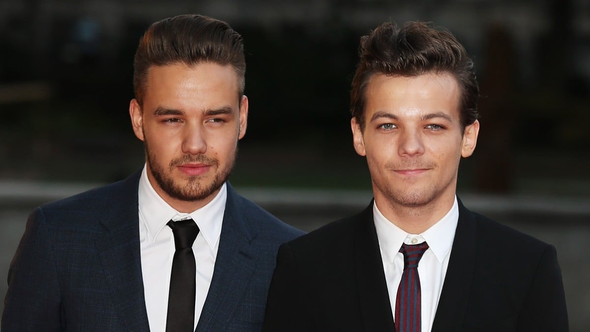 Louis Tomlinson (R) and Liam Payne attend the Believe in Magic Cinderella Ball