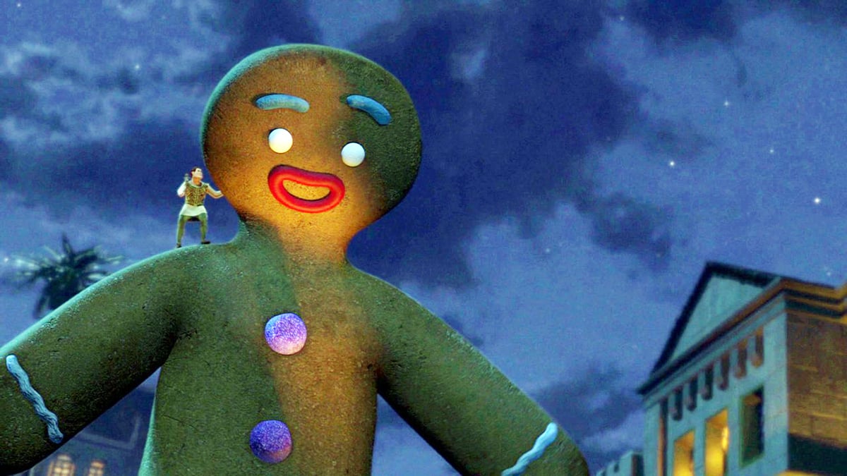 Mongo, the giant gingerbread man, in Shrek 2