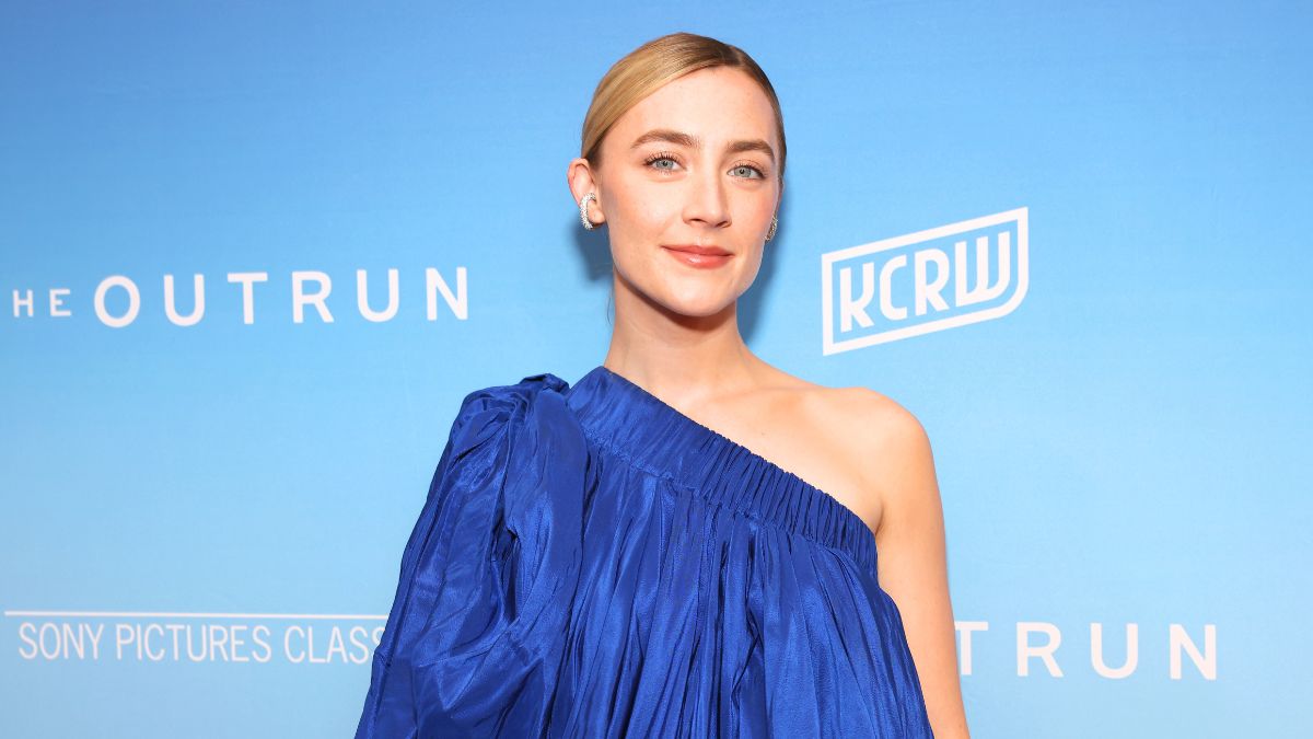 Saoirse Ronan attends the Los Angeles Premiere of Sony Pictures Classics "The Outrun" at Linwood Dunn Theater on October 03, 2024 in Los Angeles, California.