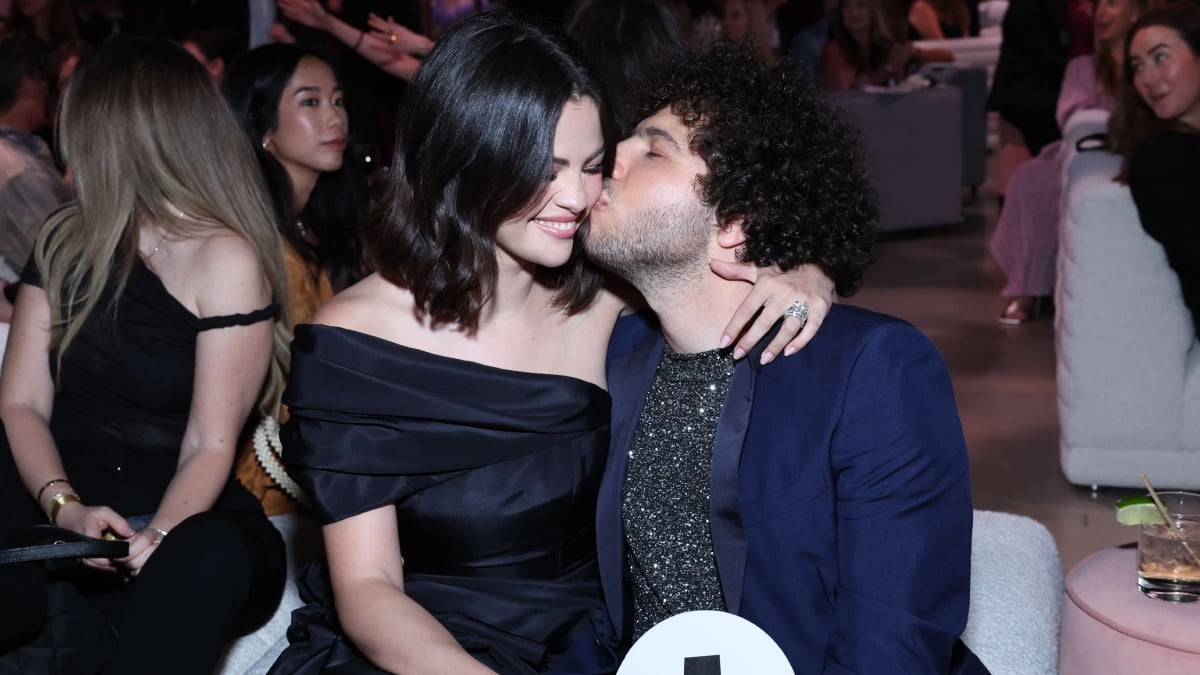 Selena Gomez and Benny Blanco attend an event