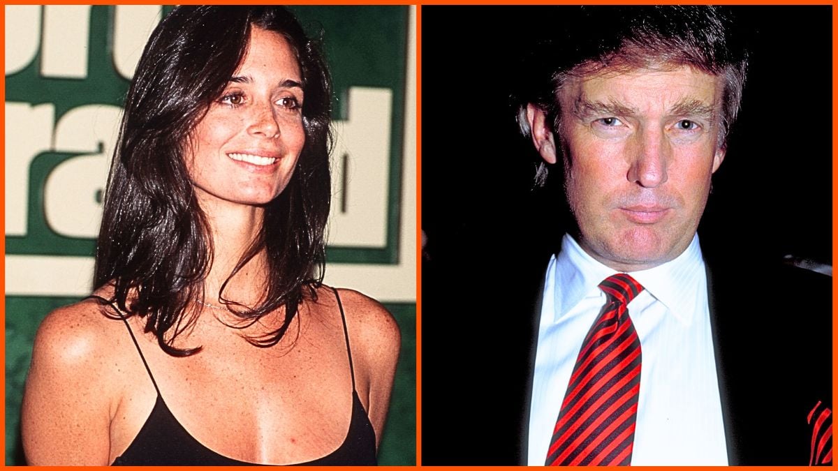 Stacey Williams and Donald Trump in the 1990s.