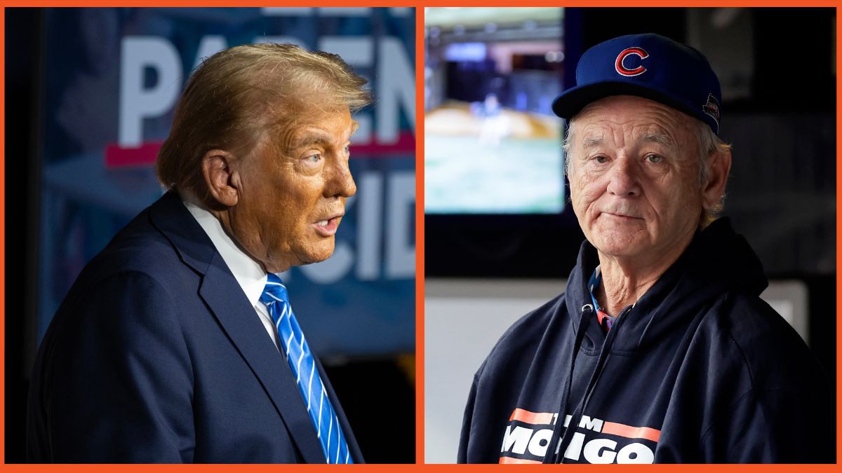 Donald Trump and Bill Murray