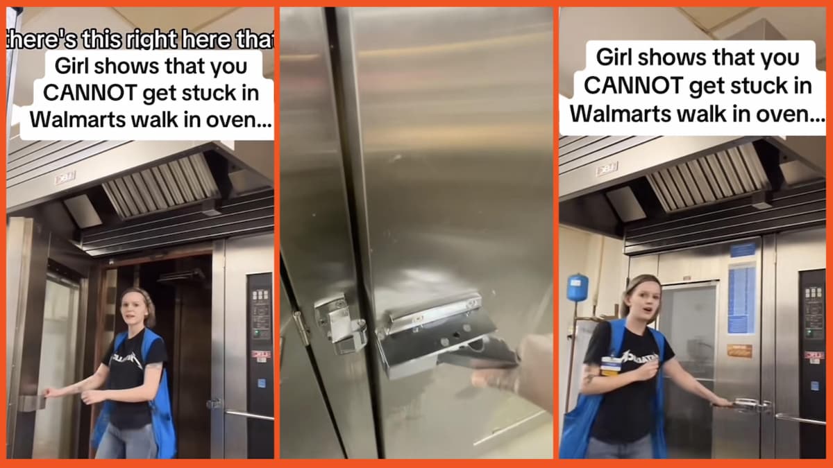 Walmart Walk-in oven TikTok