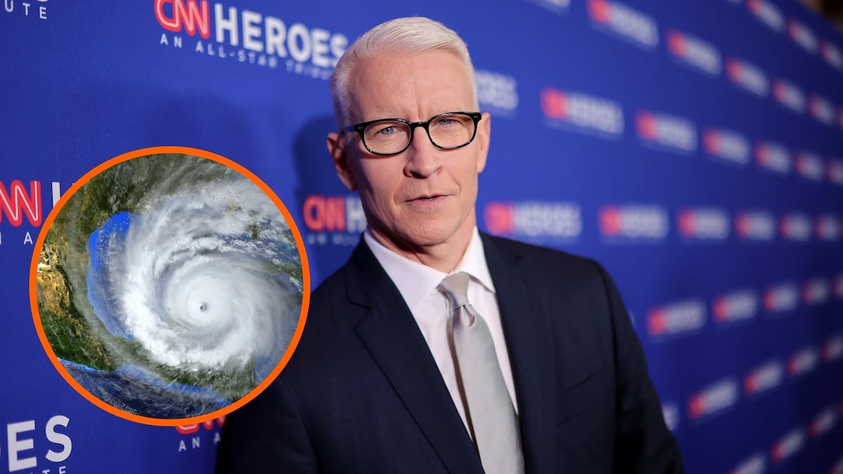 Anderson Cooper Hurricane Milton Getty