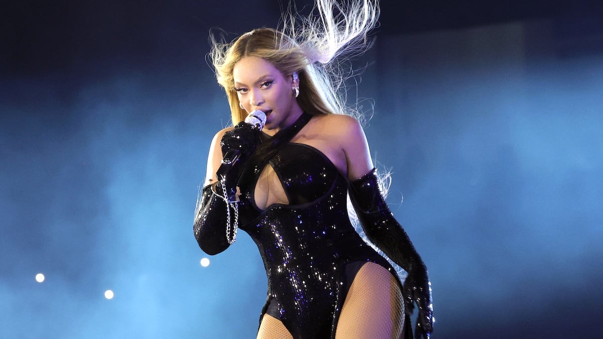 Beyoncé performing at her 2024 Renaissance Tour