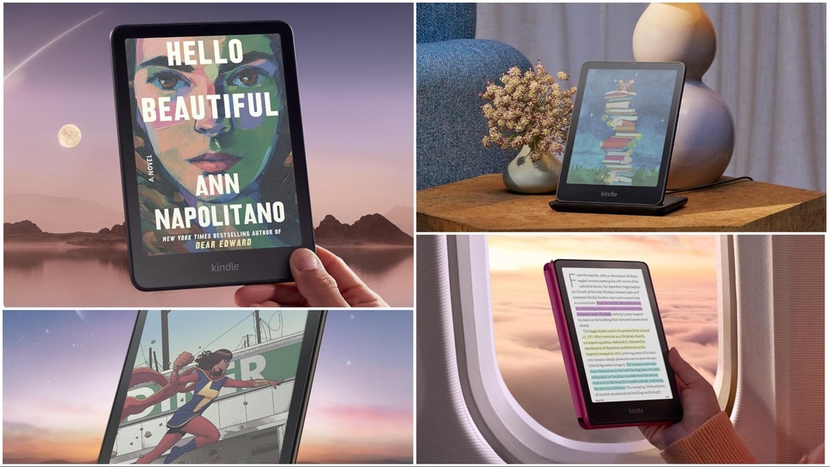 The new Amazon Kindle Colorsoft