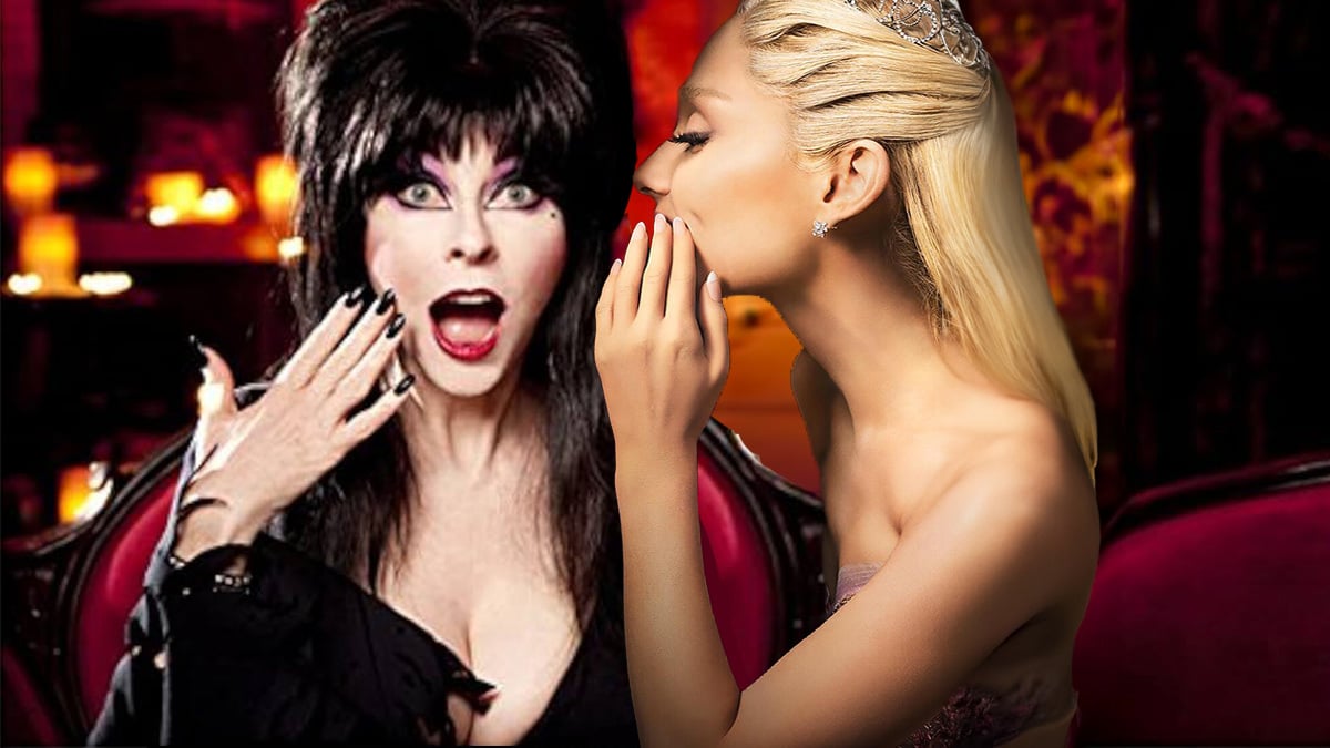 Elvira and Ariana Grande