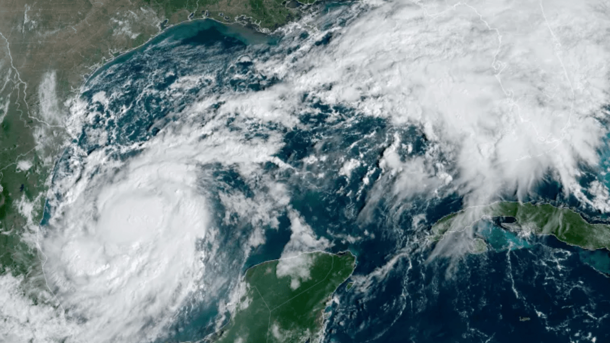 Hurricane Milton satellite image