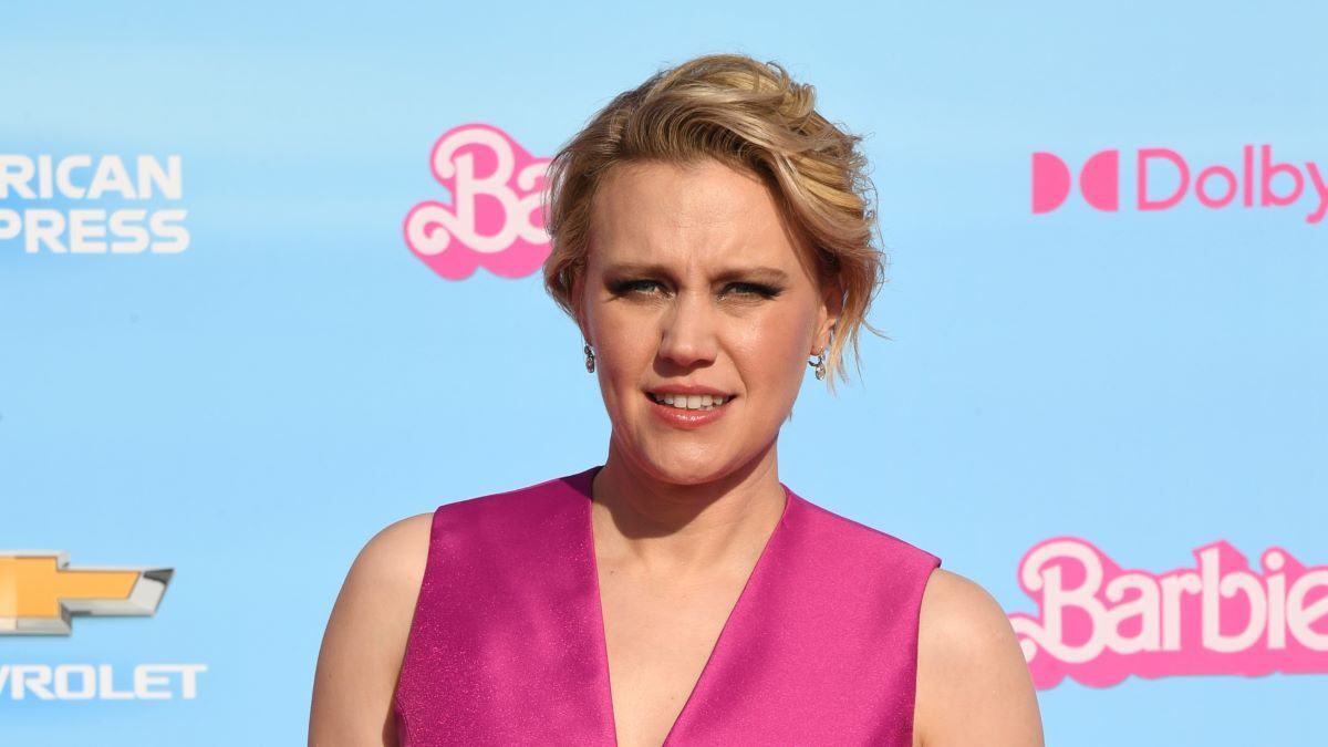 Kate McKinnon attends the World Premiere of "Barbie" at the Shrine Auditorium and Expo Hall on July 09, 2023 in Los Angeles, California.