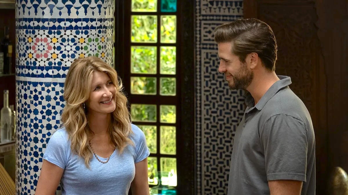 Laura Dern and Liam Hemsworth in 'Lonely Planet'