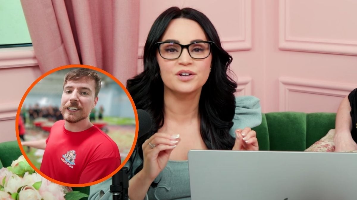 Rosanna Pansino and MrBeast on their respective YouTube channels.