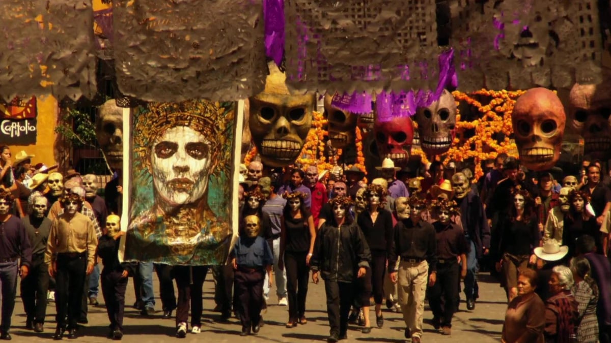 Once Upon a Time in Mexico, Day of the Dead scene