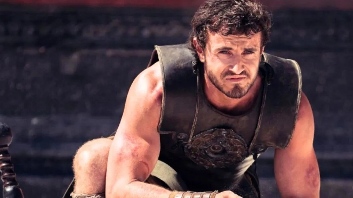 Paul Mescal as Lucius in Gladiator II