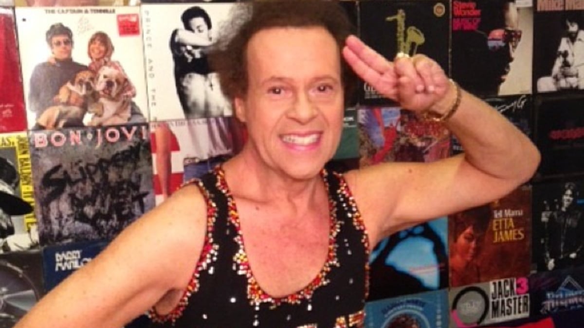 Richard Simmons smiling