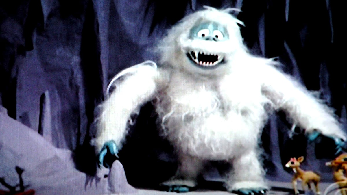 El abominable monstruo de las nieves en Rudolph, el reno de nariz roja