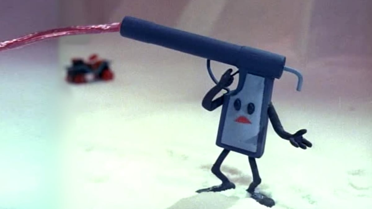 Water Pistol in Rudolph the Red-Nosed Reindeer