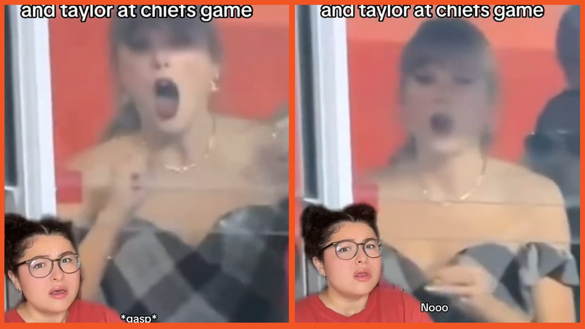 Taylor Swift reaction to the Kansas City Chiefs