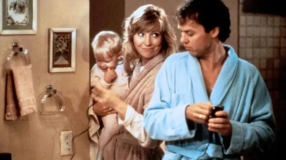 Teri Garr and Michael Keaton in Mr. Mom