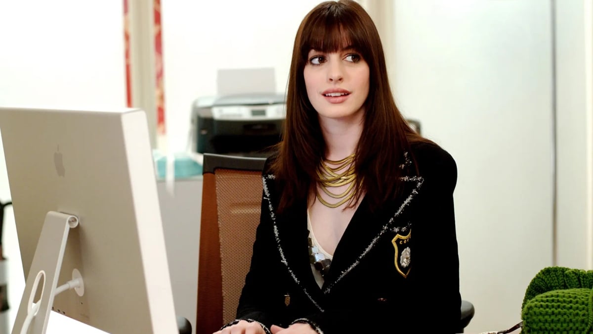 Anne Hathaway as Andi Sachs in The Devil Wears Prada