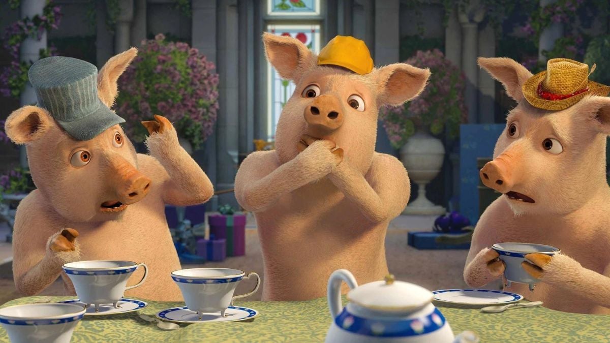 The three little pigs in shrek