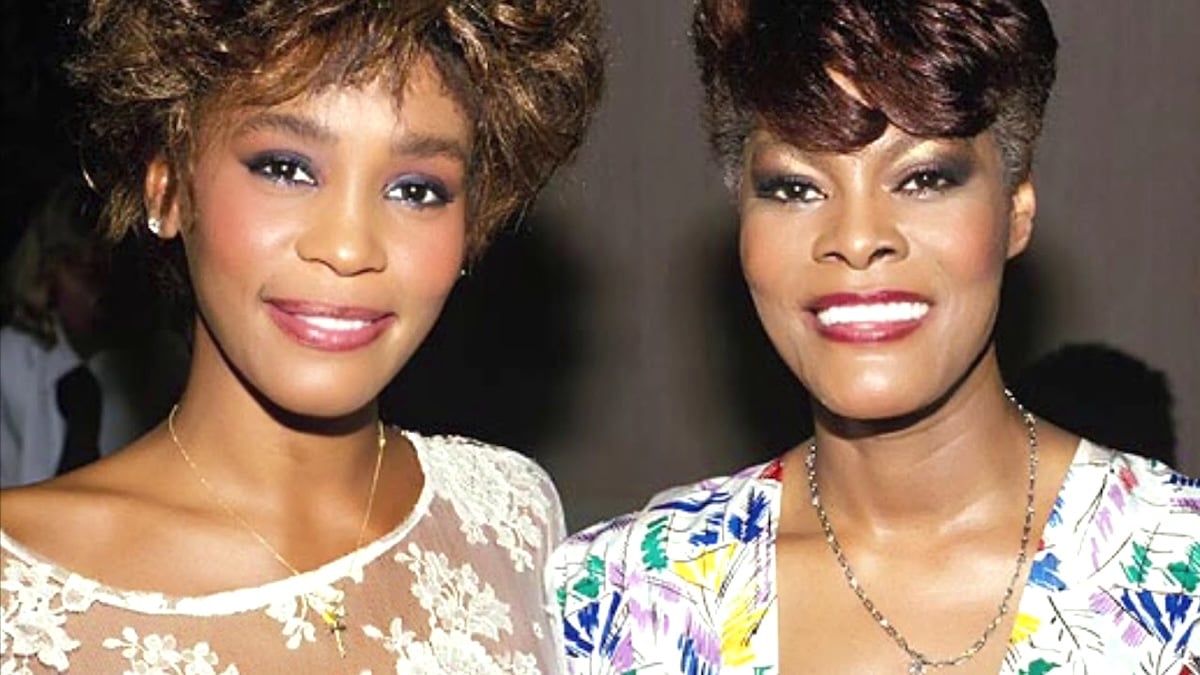 Whitney Houston and Dionne Warwick