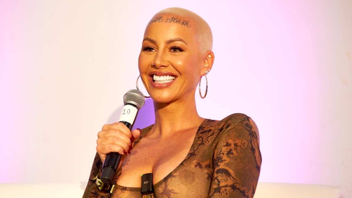 Amber Rose attends MAINSTREAM CELEBRITY IN THE AGE OF SOCIAL VIDEO during VidCon