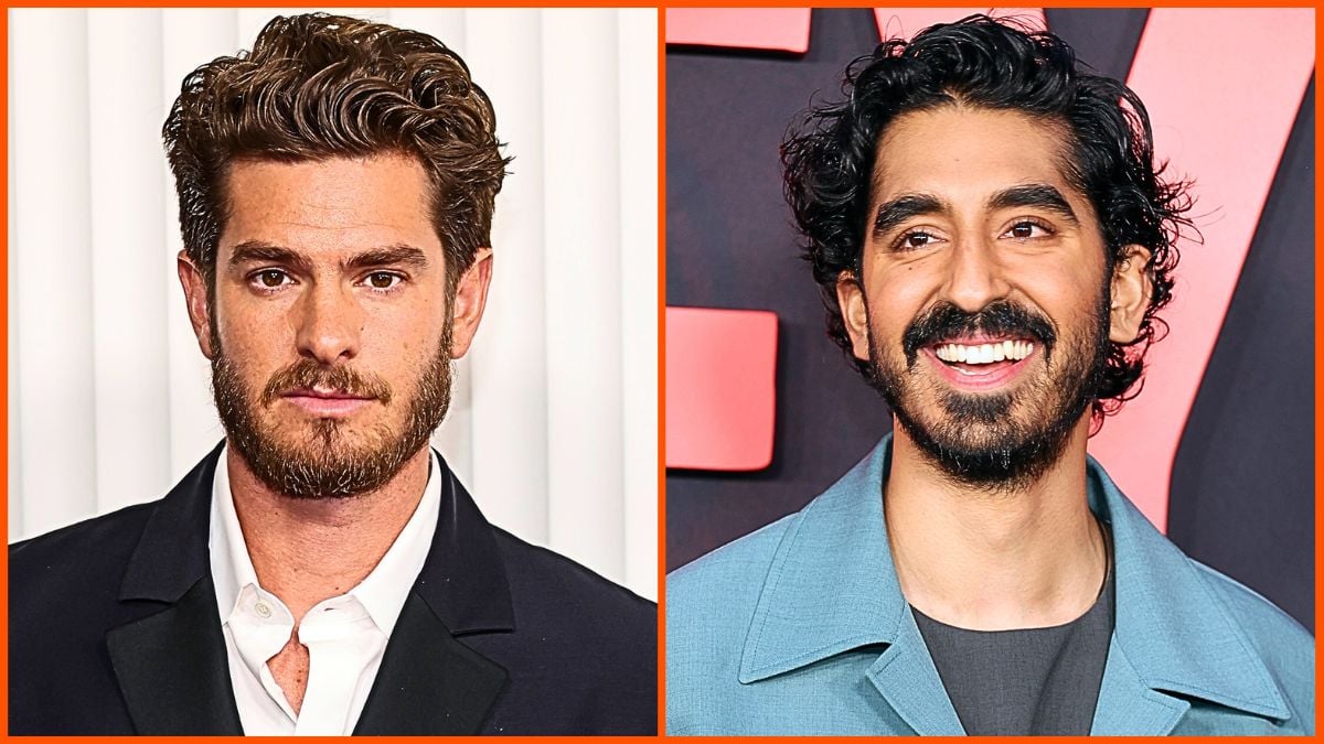 Photo montage Andrew Garfield and Dev Patel.