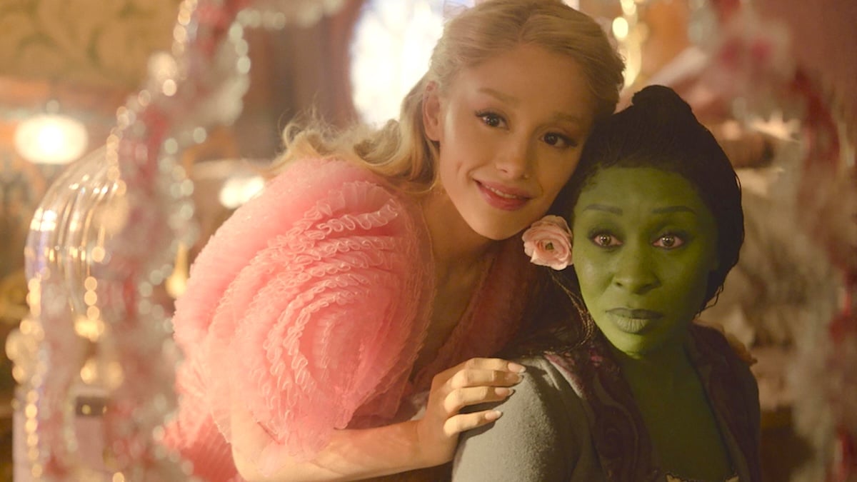 Ariana Grande and Cynthia Erivo as Glinda and Elphaba in Wicked