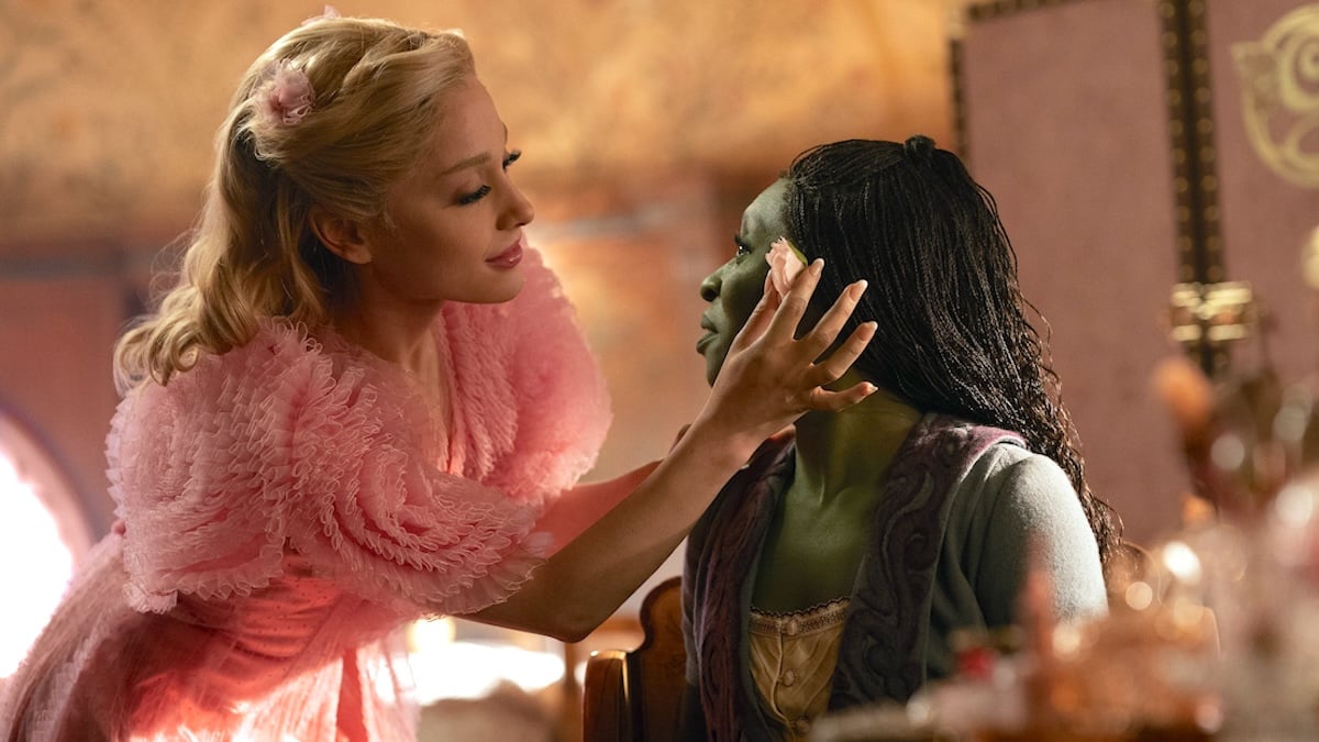 Ariana Grande and Cynthia Erivo as Galinda and Elphaba in 'Wicked'