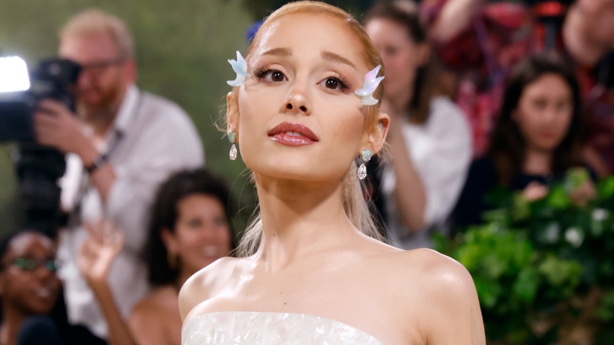 Ariana Grande attends the 2024 Costume Institute Benefit for "Sleeping Beauties: Reawakening Fashion" at The Metropolitan Museum of Art on May 06, 2024 in New York City.