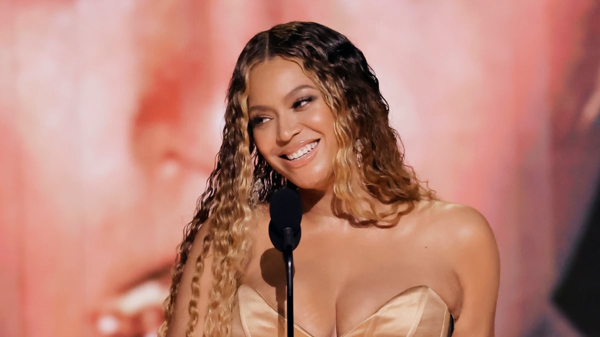 Beyoncé accepts the Best Dance/Electronic Music Album award for “Renaissance” onstage during the 65th GRAMMY Awards at Crypto.com Arena on February 05, 2023 in Los Angeles, California.