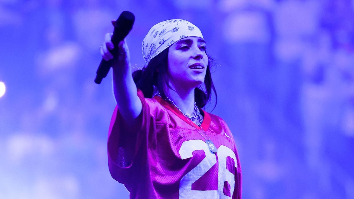 Billie Eilish performs onstage during Billie Eilish HIT ME HARD AND SOFT tour