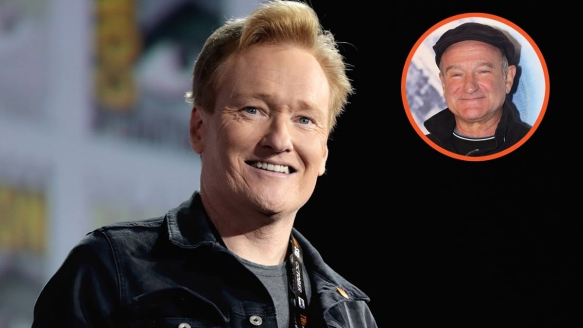 Conan O'Brien and Robin Williams