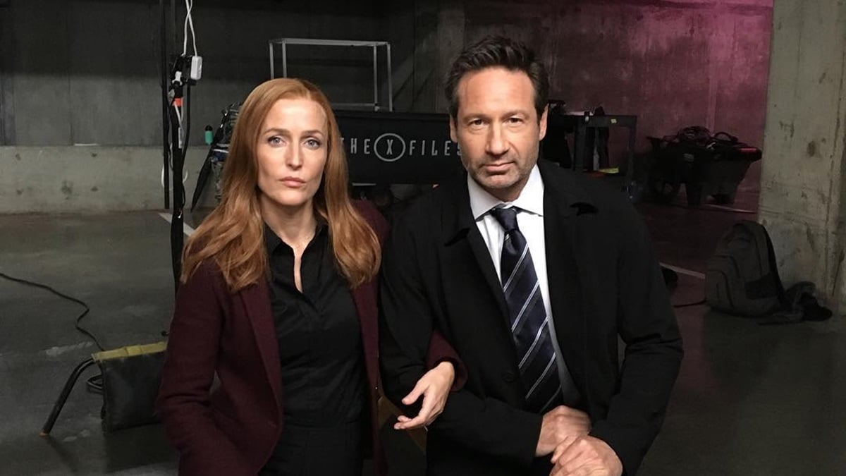 Gillian Anderson and David Duchovny